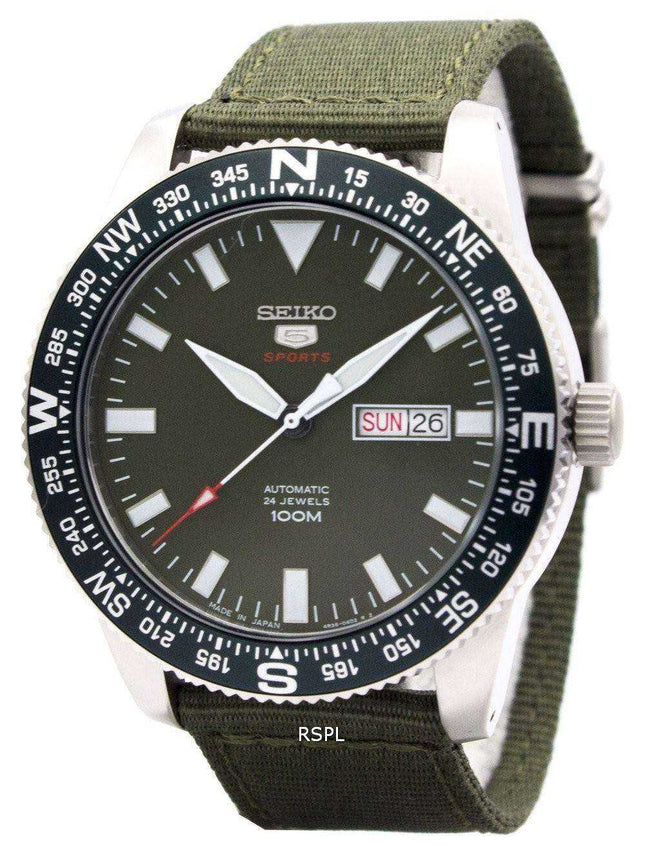 Seiko 5 Sports Automatic 24 Jewels Japan Made SRP663 SRP663J1 SRP663J Orologio da uomo