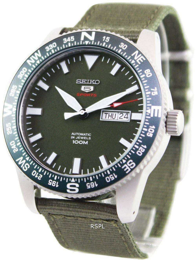 Orologio da uomo Seiko 5 Sports Automatic 24 Jewels 100M SRP663 SRP663K1 SRP663K