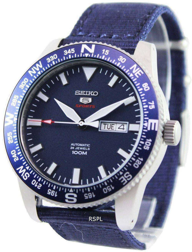 Orologio da uomo Seiko 5 Sports Automatic 24 Jewels 100M SRP665 SRP665K1 SRP665K