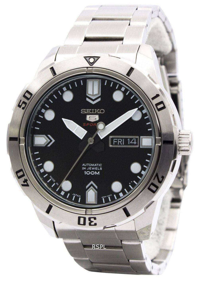 Orologio da uomo Seiko 5 Sports Automatic 24 Gioielli Giappone Made 100M SRP671 SRP671J1 SRP671J