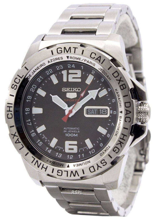 Seiko 5 Sports Automatic 24 Jewels Japan Made SRP683 SRP683J1 SRP683J Orologio da uomo