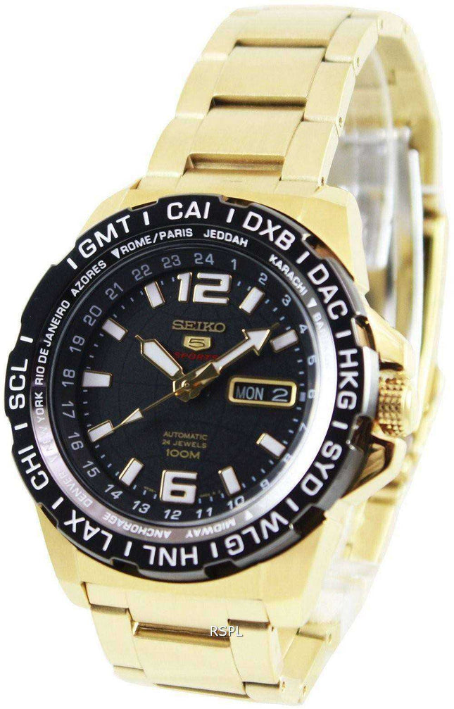Orologio da uomo Seiko 5 Sports Automatic 24 Jewels 100M SRP690 SRP690K1 SRP690K