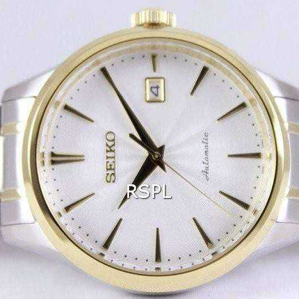 Orologio da uomo automatico Seiko 100M quadrante bianco SRP704 SRP704K1 SRP704K