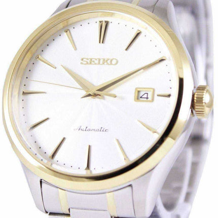 Orologio da uomo automatico Seiko 100M quadrante bianco SRP704 SRP704K1 SRP704K