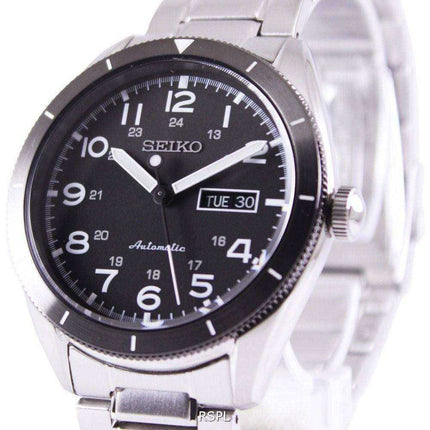 Orologio da uomo Seiko Automatic Black Dial 100M SRP711 SRP711K1 SRP711K