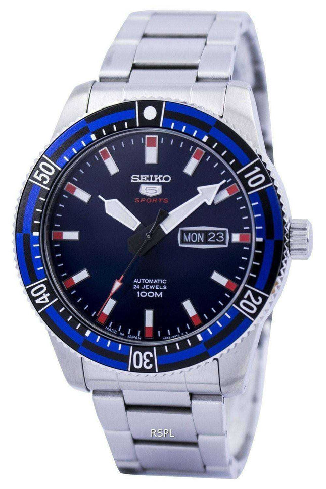 Seiko 5 Sports Automatic 24 Jewels Japan Made SRP731 SRP731J1 SRP731J Orologio da uomo