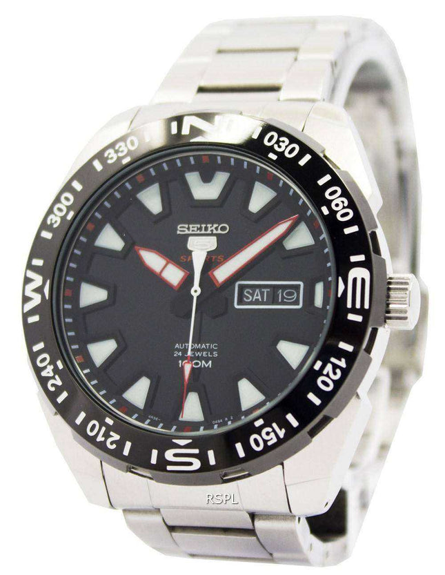 Orologio da uomo Seiko 5 Sports Automatic 24 Jewels 100M SRP743 SRP743K1 SRP743K