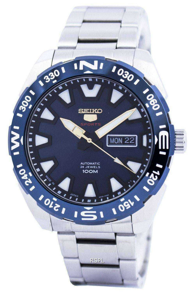 Seiko 5 Sports Automatic 24 Jewels Japan Made SRP747 SRP747J1 SRP747J Orologio da uomo