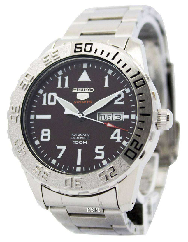 Orologio da uomo Seiko 5 Sports Automatic 24 Jewels 100M SRP753 SRP753K1 SRP753K