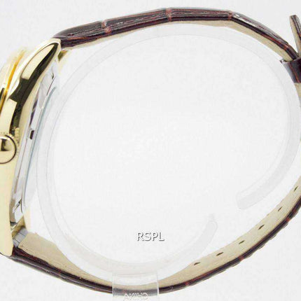 Orologio da uomo automatico Seiko con cinturino in pelle marrone 23 rubini SRP770 SRP770K1 SRP770K