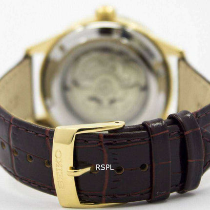 Orologio da uomo automatico Seiko con cinturino in pelle marrone 23 rubini SRP770 SRP770K1 SRP770K