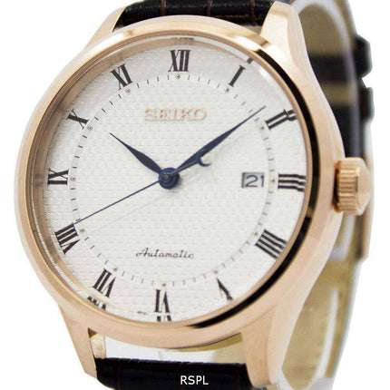 Orologio da uomo automatico Seiko 23 in pelle marrone SRP772 SRP772K1 Orologio da uomo SRP772K