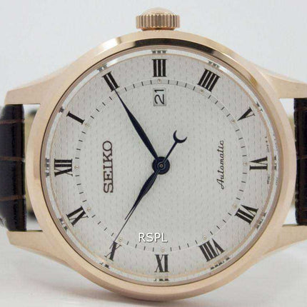 Orologio da uomo automatico Seiko 23 in pelle marrone SRP772 SRP772K1 Orologio da uomo SRP772K