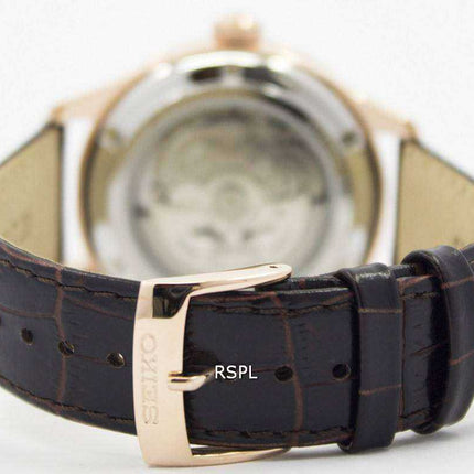 Orologio da uomo automatico Seiko 23 in pelle marrone SRP772 SRP772K1 Orologio da uomo SRP772K