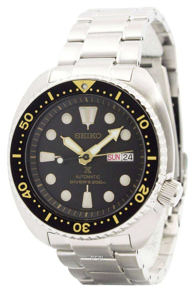 Orologio da uomo Seiko Prospex Turtle Automatic Diver 200M SRP775 SRP775K1 SRP775K