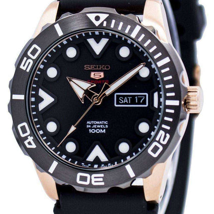 Orologio da uomo automatico Seiko 5 con 24 rubini SRPA12 SRPA12K1 SRPA12K