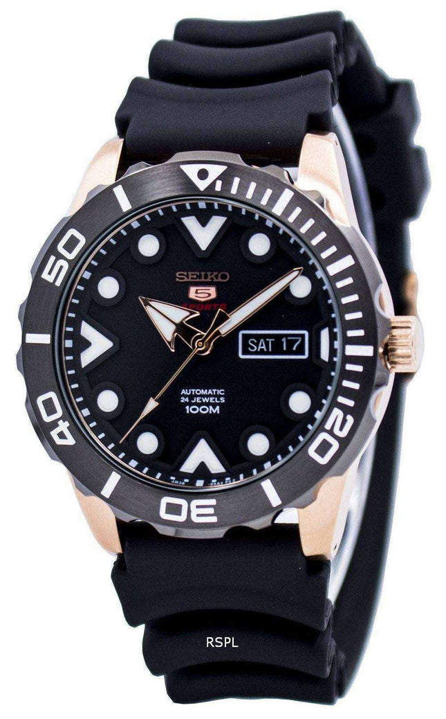 Orologio da uomo automatico Seiko 5 con 24 rubini SRPA12 SRPA12K1 SRPA12K