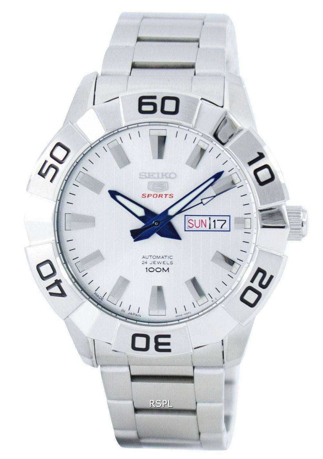 Seiko 5 Sports Automatic 24 Jewels Japan Made SRPA49 SRPA49J1 SRPA49J Orologio da uomo