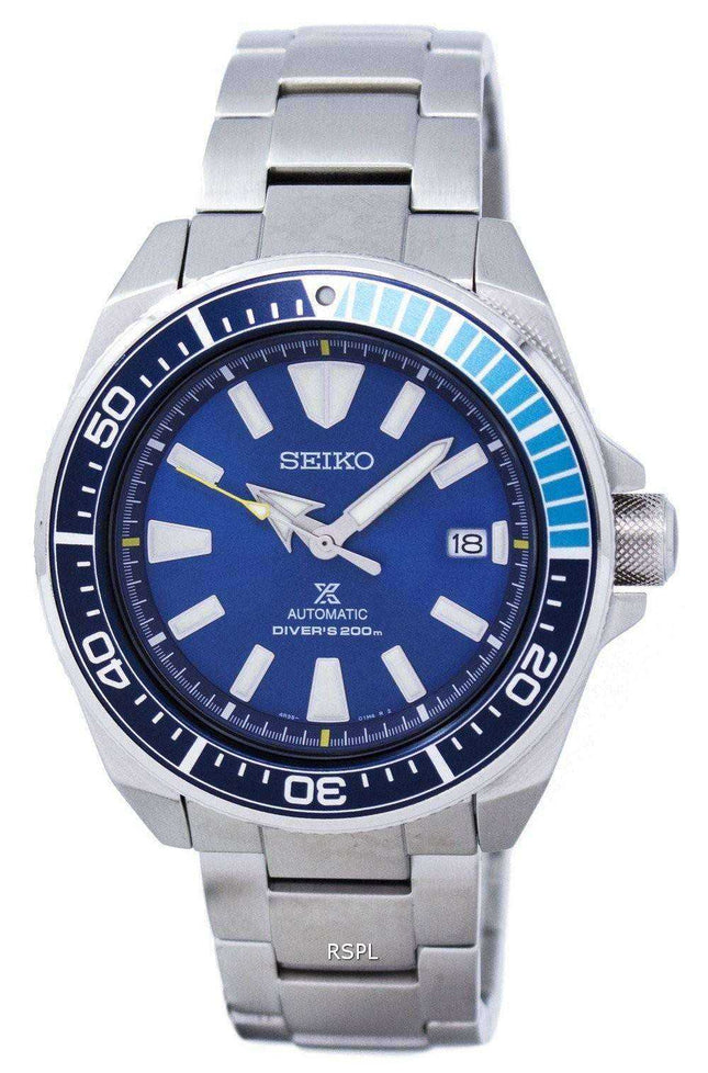 Seiko Prospex &quot;BLUE LAGOON&quot; Samurai Automatic Diver&#39;s 200M SRPB09 SRPB09K1 SRPB09K Orologio da uomo