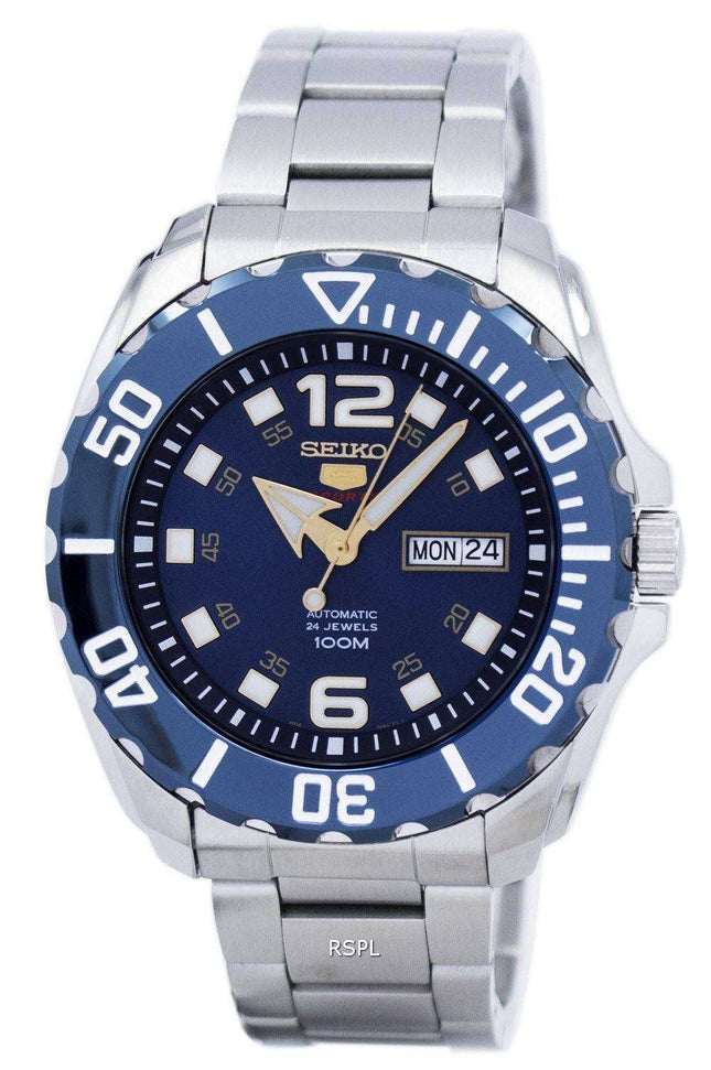 Orologio da uomo automatico Seiko 5 SRPB37 SRPB37K1 SRPB37K 100M ricondizionato