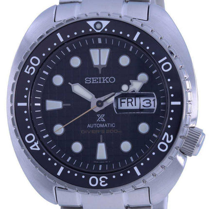 Orologio da uomo SRPE03 SRPE03K1 SRPE03K 200M di Seiko Prospex King Turtle quadrante nero automatico subacqueo