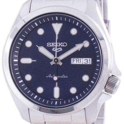 Orologio da uomo automatico Seiko 5 con quadrante blu SRPE53 SRPE53K1 SRPE53K 100M