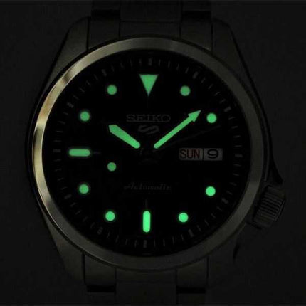 Orologio da uomo automatico Seiko 5 con quadrante blu SRPE53 SRPE53K1 SRPE53K 100M