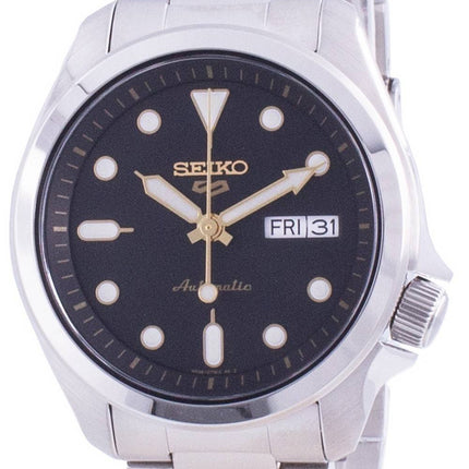 Orologio da uomo Seiko 5 Sports ricondizionato con quadrante nero automatico SRPE57 SRPE57K1 SRPE57K 100M