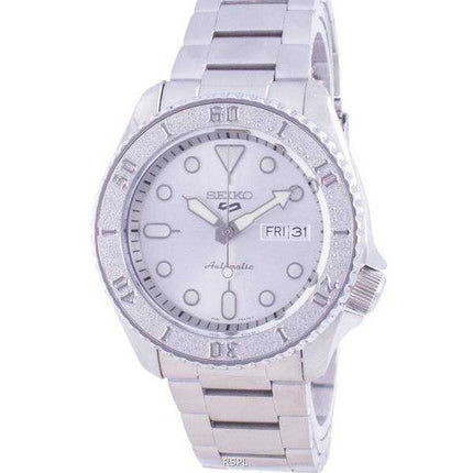 Orologio da uomo automatico Seiko 5 con quadrante argento in acciaio inossidabile SRPE71 SRPE71K1 SRPE71K 100M
