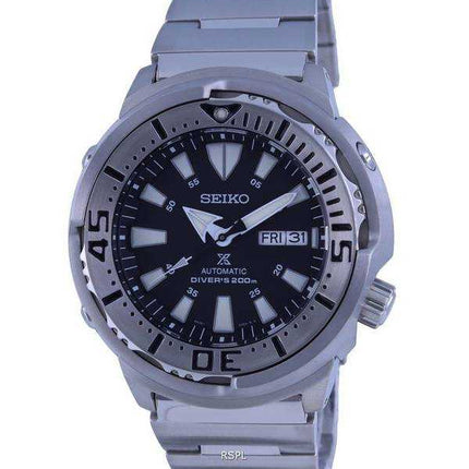 Orologio da uomo automatico SRPE85K1 200M di Seiko Prospex quadrante nero Diver