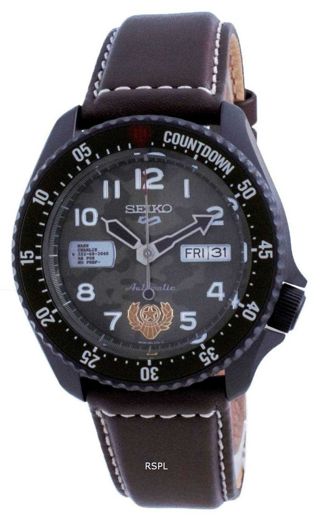 Orologio da uomo Seiko 5 Sports Street Fighter Guile Limited Edition SRPF21 SRPF21K1 SRPF21K 100M automatico