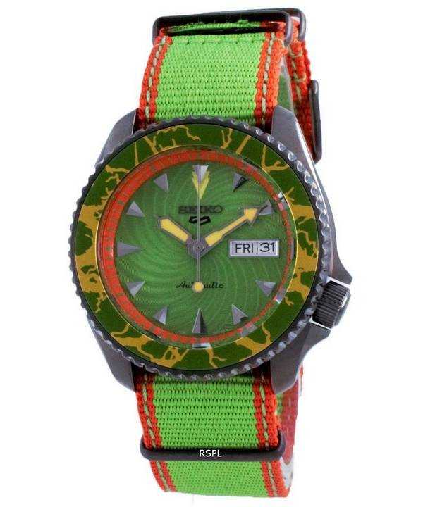 Seiko 5 Sports Street Fighter Blanka Limited Edition Automatic SRPF23 SRPF23K1 SRPF23K 100M Orologio da uomo