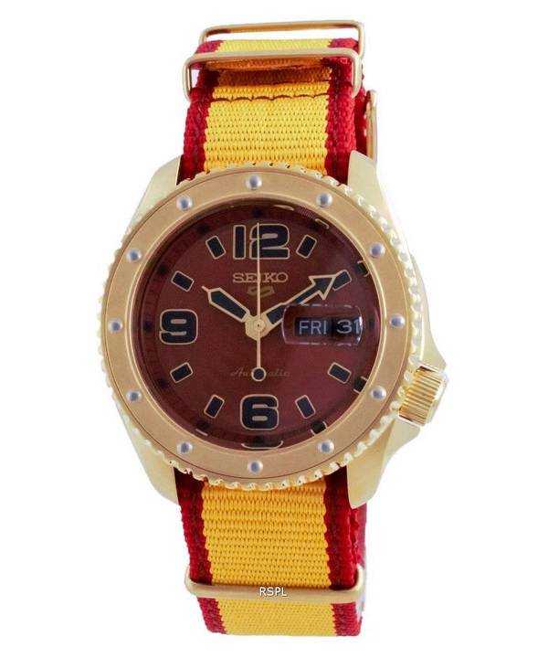 Orologio da uomo Seiko 5 Sports Street Fighter Zangief Limited Edition SRPF24 SRPF24K1 SRPF24K 100M automatico