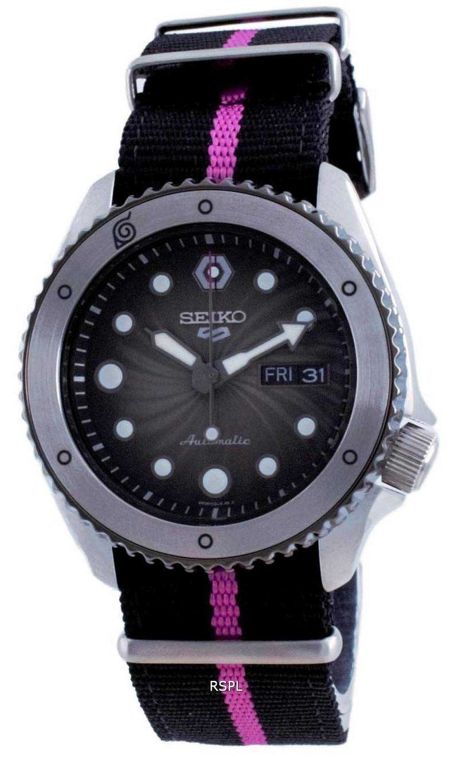 Orologio da uomo automatico Seiko 5 Sports Boruto Uzumaki in edizione limitata SRPF65 SRPF65K1 SRPF65K 100M