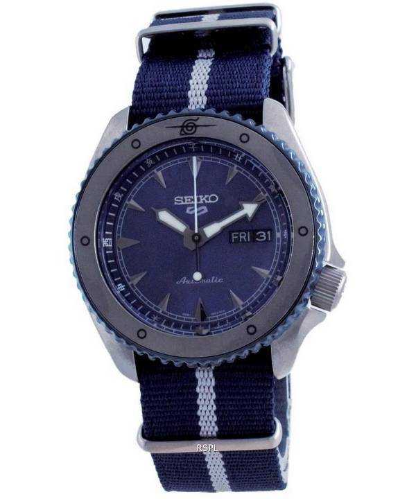 Orologio da uomo automatico Seiko 5 Sports Sasuke Uchiha in edizione limitata SRPF69 SRPF69K1 SRPF69K 100M