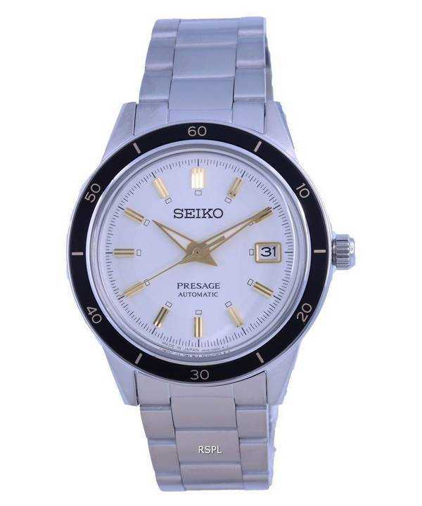 Orologio da uomo automatico in acciaio inossidabile Seiko Presage Style anni &#39;60 SRPG03 SRPG03J1 SRPG03J