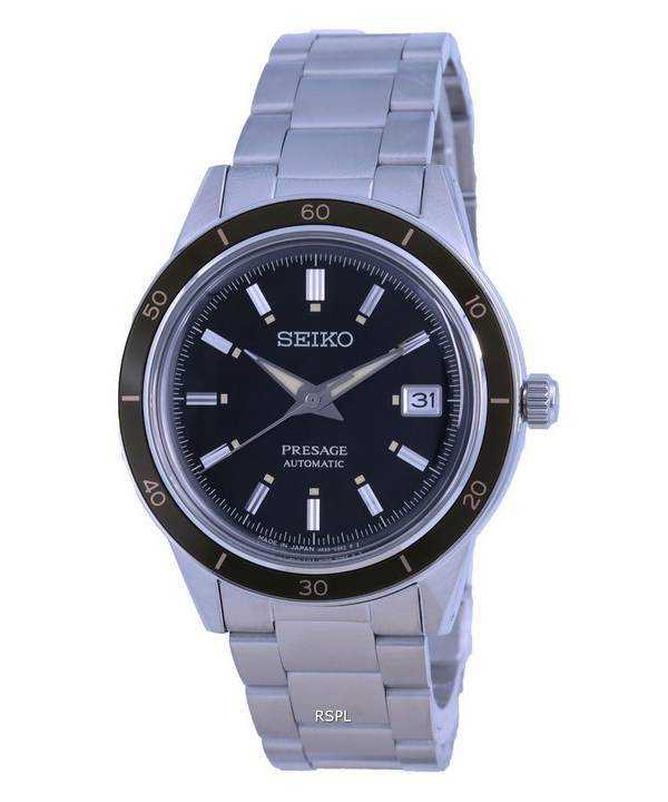 Orologio da uomo automatico in acciaio inossidabile Seiko Presage Style anni &#39;60 SRPG07 SRPG07J1 SRPG07J