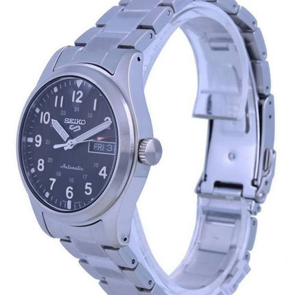 Orologio da uomo Seiko 5 Sports Field quadrante nero automatico SRPG27 SRPG27K1 SRPG27K 100M