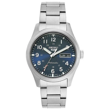 Orologio da uomo Seiko 5 Sports Field con quadrante blu, automatico, SRPG29 SRPG29K1 SRPG29K, 100 m, ricondizionato