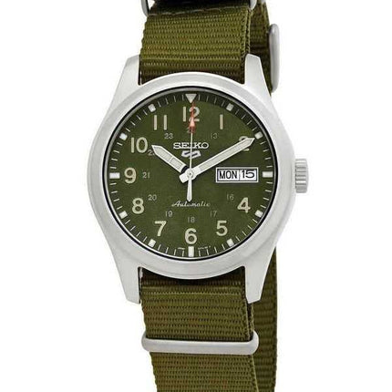 Orologio da uomo Seiko 5 Sports Field quadrante verde automatico SRPG33 SRPG33K1 SRPG33K 100M