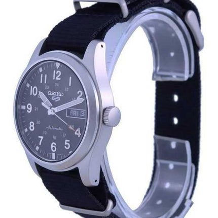 Orologio da uomo Seiko 5 Sports ricondizionato con quadrante nero automatico SRPG37 SRPG37K1 SRPG37K 100M
