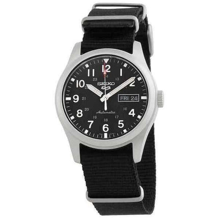 Orologio da uomo Seiko 5 Sports ricondizionato con quadrante nero automatico SRPG37 SRPG37K1 SRPG37K 100M