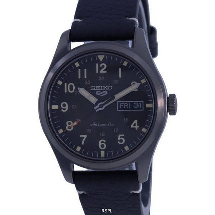 Orologio da uomo Seiko 5 Sports Field Collection ricondizionato con quadrante marrone e cinturino in pelle automatico SRPG41 SRPG41K1 SRPG41K 100M