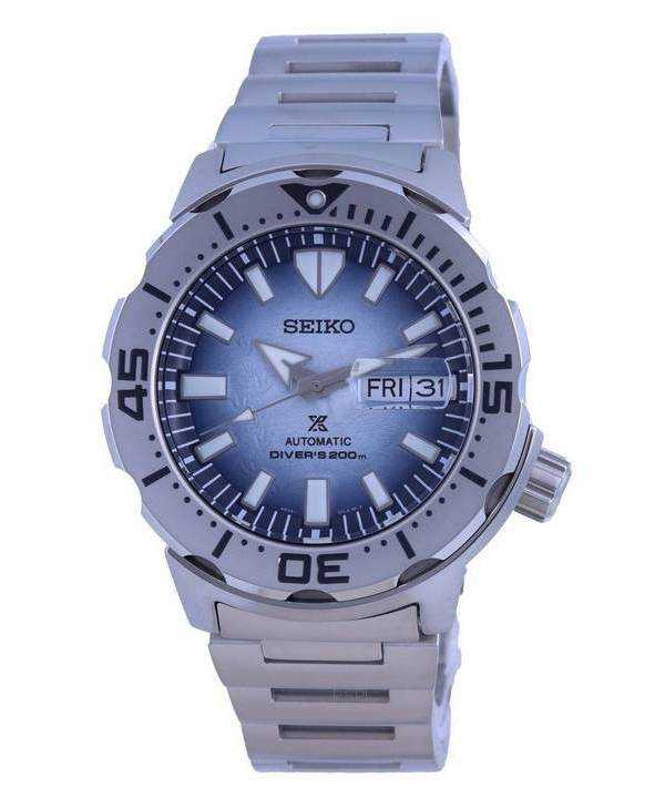 Seiko Prospex Antarctica Monster &quot;Save The Ocean&quot; Edizione speciale automatico SRPG57 SRPG57K1 SRPG57K 200M Orologio d