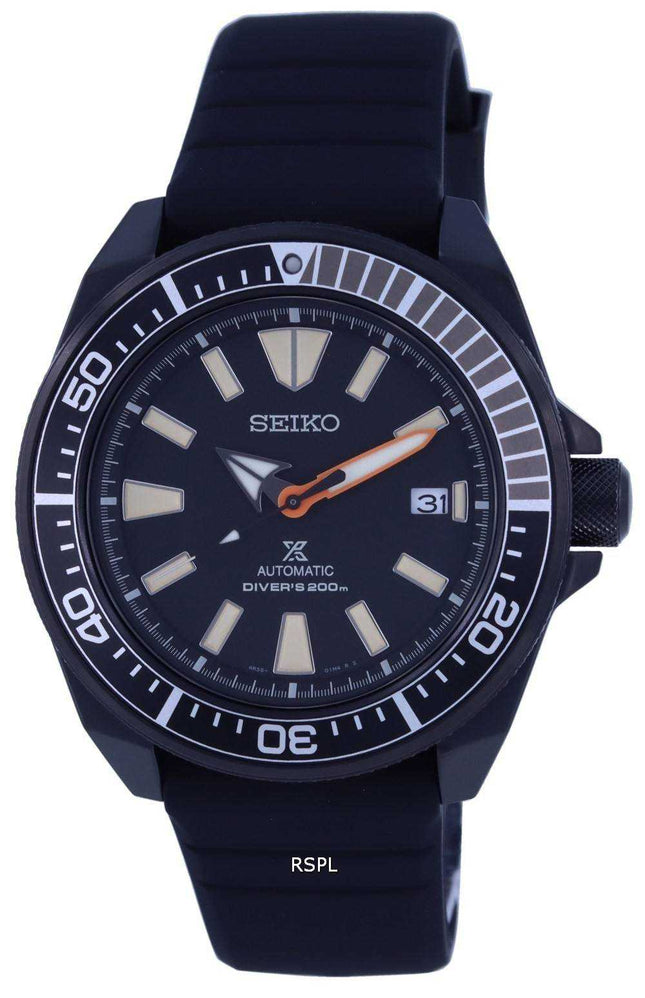 Orologio da uomo Seiko Prospex Samurai Black Series Limited Edition Automatic Diver's SRPH11 SRPH11K1 SRPH11K 200M