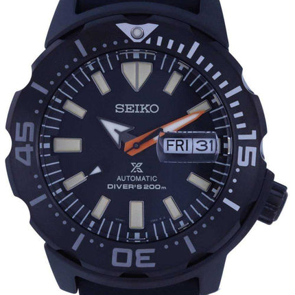 Orologio da uomo Seiko Prospex Monster Black Series Limited Edition Automatic Diver SRPH13 SRPH13K1 SRPH13K 200M da uomo