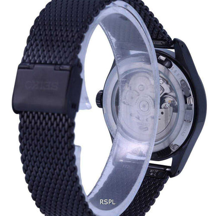 Orologio da uomo Seiko 5 Sports Flieger in acciaio inossidabile con quadrante nero automatico SRPH25K1 100M