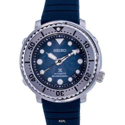 Orologio da uomo Seiko Prospex Save The Ocean Diver's Silicon Automatic SRPH77 SRPH77K1 SRPH77K 200M