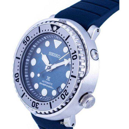 Orologio da uomo Seiko Prospex Save The Ocean Diver's Silicon Automatic SRPH77 SRPH77K1 SRPH77K 200M