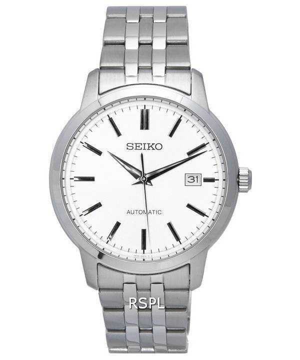 Seiko Discover More Orologio da uomo automatico con quadrante argento in acciaio inossidabile SRPH85 SRPH85K1 SRPH85K 100M